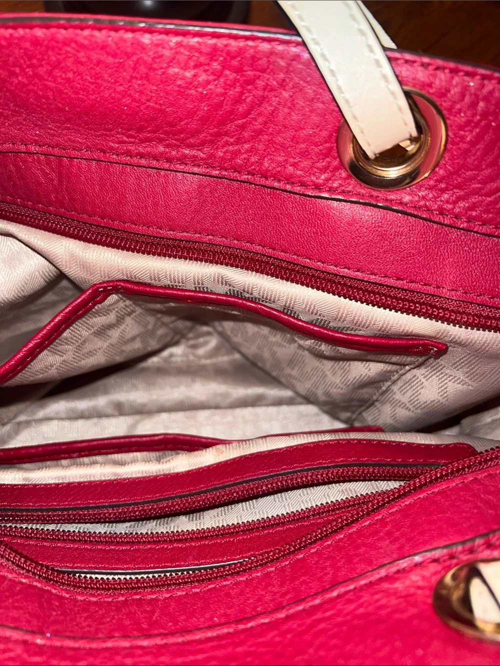 Michael Kors Zippered Top Tote Shoulder Bag EEEUC